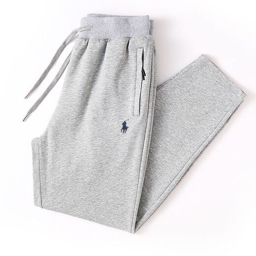 POLO SPORT American Ralph Lauren 2025 Spring New Horse Logo Embroidered Pure Cotton Loose Casual Pants Large Size Trousers Navy/Straight XL