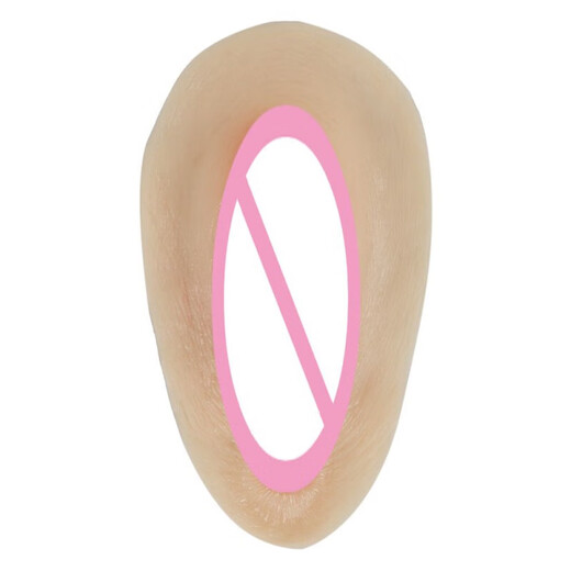 Male-to-female CD cross-dressing small toy panty insert thin hidden lower body fake vagina fake vagina