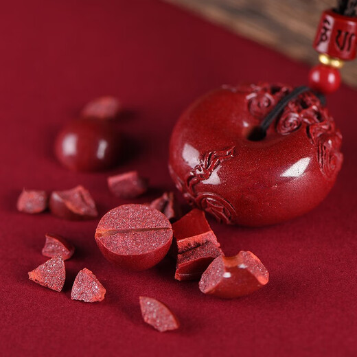 BJYL cinnabar Pixiu safety buckle pendant necklace for men and women amulet birth year transport beads portable jewelry gift