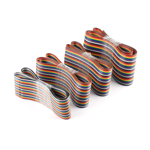 40P rehearsal cable DuPont cable 7 core 12 core 16 core 28 core Color Dupont cable Color cable 1 meter 40P/7 core rehearsal cable (manually cut) 1m