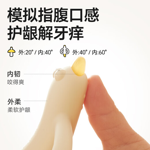 Royal Pet Teether Baby Anti-eating Hand Teething Stick Baby Teething Period 4 Months Teething Toy Slobber Duck