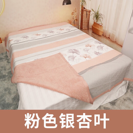 Shantou Lincun High Luxury Lyocell Tencel Baby Velvet Bed Cover Four Seasons Blanket A Side Tencel B Side Baby Velvet Can Bedding Baoli 21