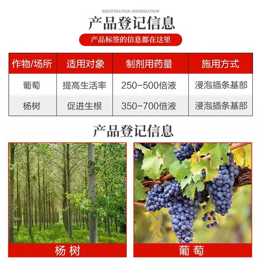 5% indole naphthalene acetic acid, poplar grape sapling, flower rooting, transplanting, cutting rooting and rapid growth regulator 100g