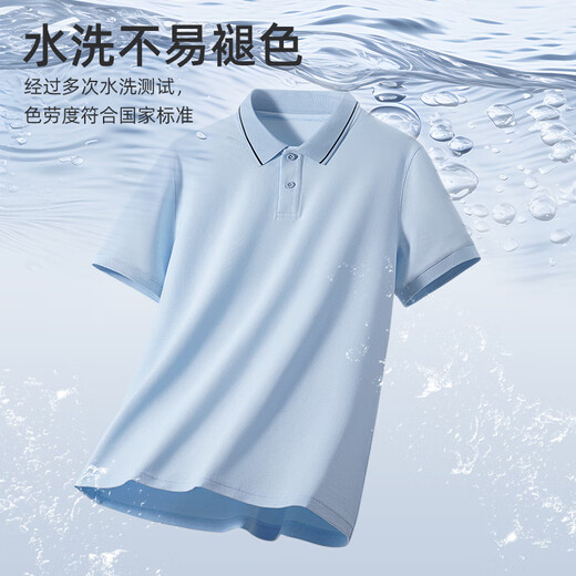 JEANSWEST LIFE Jeans West short-sleeved men's polo shirt summer fashion sports casual top men's loose large size men's t-shirt