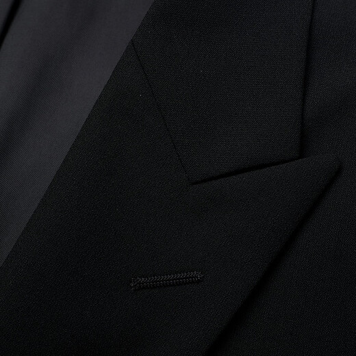 Annunciation Bird Suit Men's First Suit in Life 2025 Summer New Men's Fashion Formal Suit and Pants Suit Obsidian Black 46 A(170/92) /Please note the waist or pants