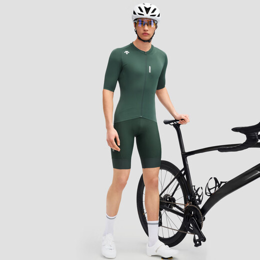 DESCENTE REDESCENTE series men's knitted sports tops and cycling clothes new summer products GN-green M (170/92A)