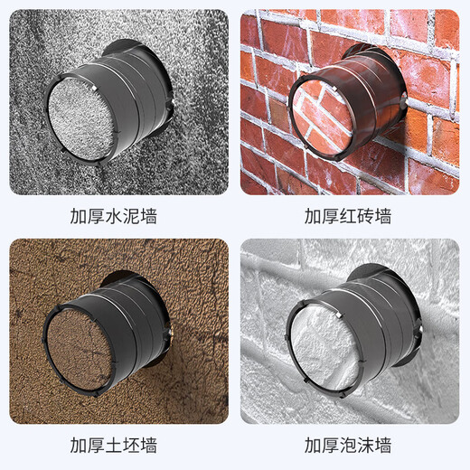 Wall hole opener drill bit to drill concrete through wall dry drill impact electric hammer air conditioner drilling and expanding artifact square handle 30mm set