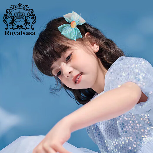 Royal sasa royal sasa princess ocean world hairpin bow hairpin little girl children's clip set hair accessories
