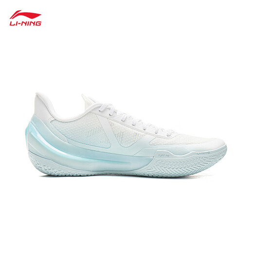 Li Ning Blade 5V2 men's breathable mesh shock-absorbing basketball professional game shoes sports shoes standard white/light blue-14 059-wave light 43