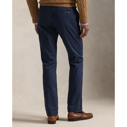 Ralph Lauren Pantalon chino classique stretch droit pour homme RL12171 410-Bleu marine 28 30