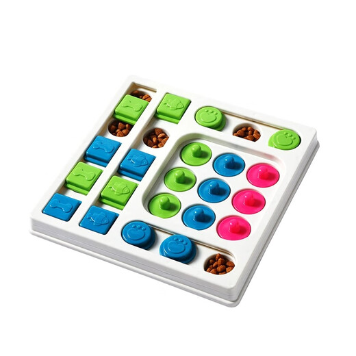 Repair pet puzzle, leaky food ball, relieve boredom, hidden food toy, dog bowl, cat bowl, placemat, sniffing feeder, slow food plate, dog training