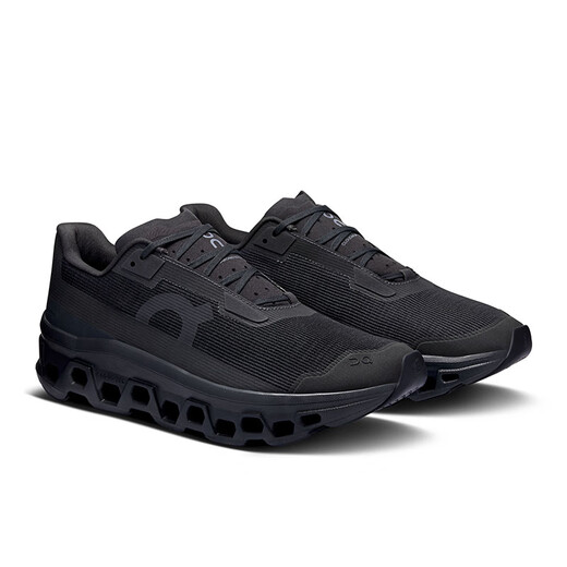 On Men's Shoes Cloudmonster Void Sports Shoes Comfortable Cushioning Stable Grip Fitness Daily Training Shoes Black 42.5
