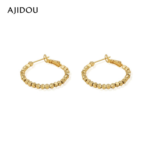 AJIDOU Ajidou earrings, small sugar cubes, French earrings, small square earrings, light luxury and high-end birthday gifts for your girlfriend