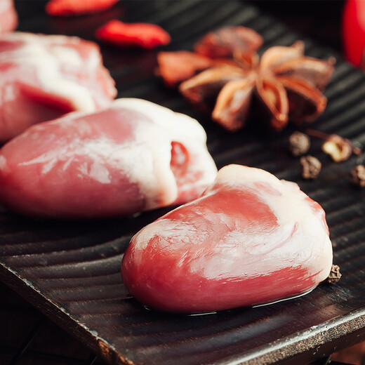 Zhengda Selected Cherry Valley Duck, Duck Soup, Braised BBQ Ingredients, Duck Heart 500g*2 bags