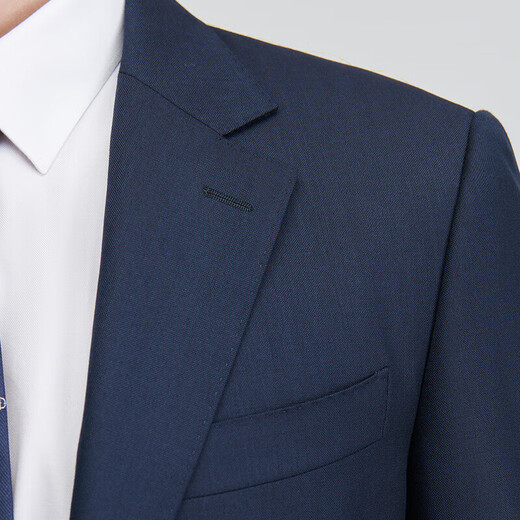 Anniversary Bird Suit Men's Suit Australian Wool VBC Fabric Selection Business Gentleman Formal Suit Pants Suit Blue Green - Slim Fit 50 B(180/104) /Please note waist or trousers