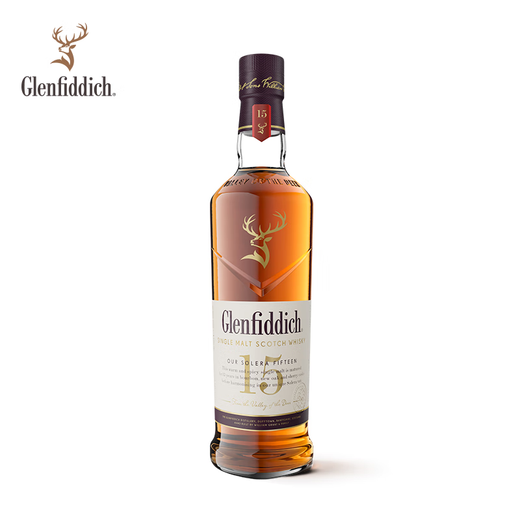 格兰菲迪（GLENFIDDICH）15年苏格兰单一麦芽威士忌700ml*12有盒 整箱囤货装 礼物送礼