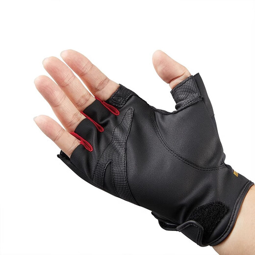 SHIMANO 25 models GL-008Y/GL-009Y/GL-062Y lure spring and summer sun protection fishing gloves GL-008Y black with 3 fingers exposed L