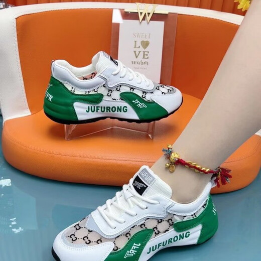 
LISER Shijiazhuang Meizu Single Net Breathable Pippen Dad Shoes Sports Shoes Para Shoes Dancing Shoes 9928 Women's Shoes White and Black 39 Women