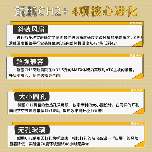 Shuoyi Kunpeng CH2+ CH3+ Desktop-Computer ATX-Hauptgehäuse, weiße Seite, transparentes gebogenes Glas, Meerblick, Raum, kleine Größe, Gehäusegehäuse, Spiel, E-Sport, 240 Wasserkühlung, gebogenes Glas, Kunpeng CH2+ weiß