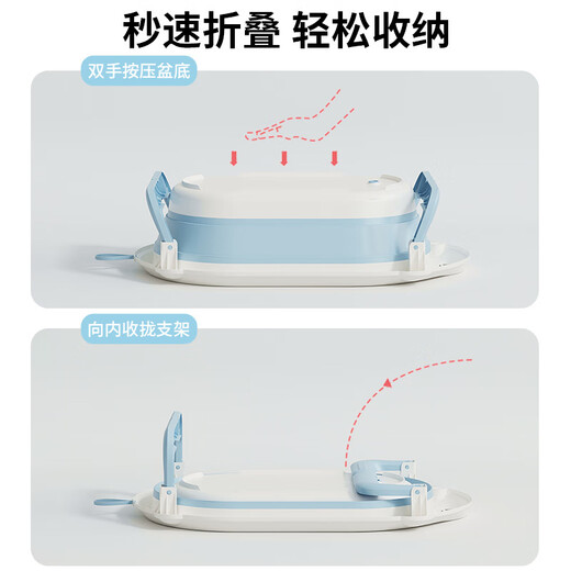 Pet Dog Bathtub Foldable Puppy Panda Cat Bathtub Type Dog Teddy Corgi Special Tool Bathtub Sakura Pink
