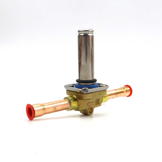 丹佛斯EVR3空调制冷英制紫铜管焊口接电磁阀体 EVR3/032F1204 3/8紫铜焊 EVR22/032L32671-3/8紫铜焊口