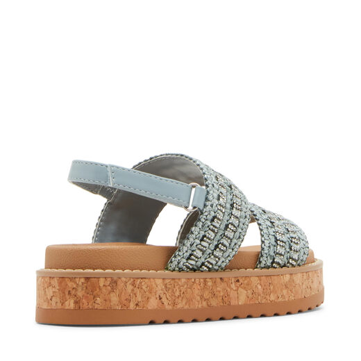 Steve Madden girls stroller sandals, robin blue, 2 kids robin blue 2 kids