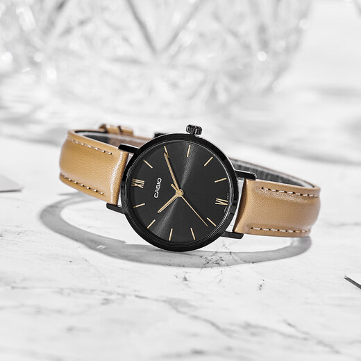 Casio watch women's niche light luxury pointer quartz women's watch New Year's gift LTP-VT02BL-1A