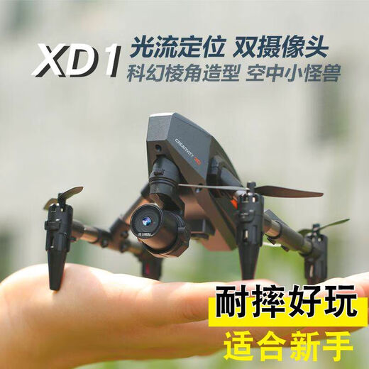 Mini drone photographie aérienne haute définition XD1 pour enfants, avion pliable à double caméra, caméra d'élève du primaire, avion télécommandé