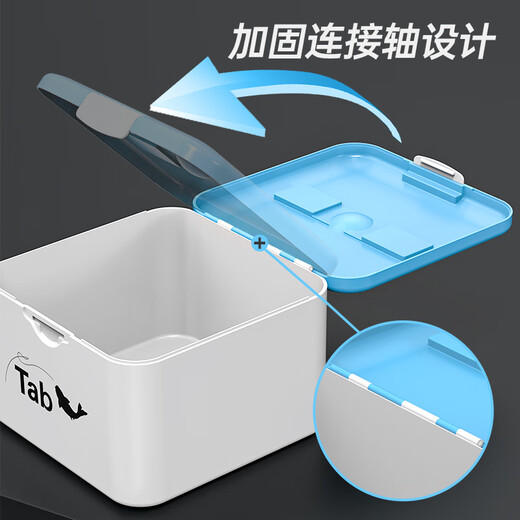 TAB Fishing Special Storage Box Suitcase Lua Box Bait Storage Box Bait Box Storage Box Fishing Gear Accessories Tool Box Fishing Box Storage Box Black