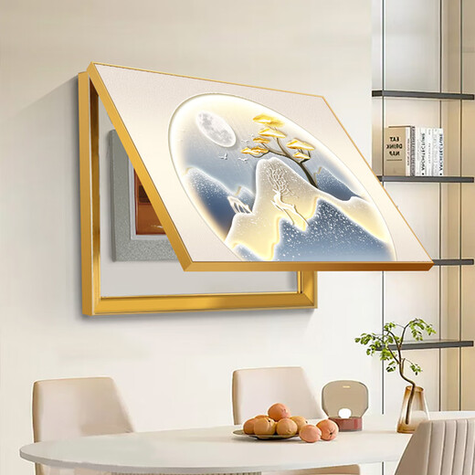 Maojiujiang modern light luxury meter box decorative painting without punching to block the distribution box switch box meter box multimedia box