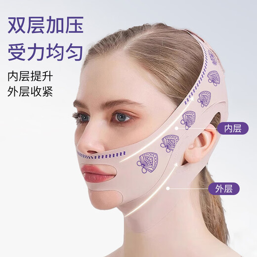 Skin Beauty Sleep Mask V-face Bandage Face Support Headgear Fits Facial Nasal Lines Double Chin Sculpting MF8599