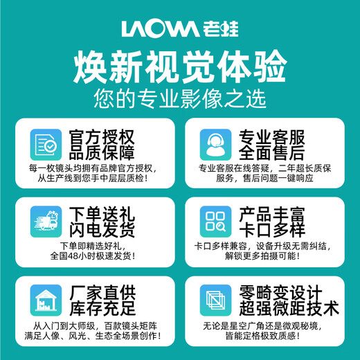 LAOWA Laowa 15mm F4.5 ultra-wide-angle tilt-shift lens full-frame zero distortion architectural scenery travel RF mount E-mount SLR camera 15 upgraded version red circle + gift bag Sony FE mount
