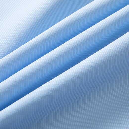 Woodpecker (TUCANO) Chemise d'été à Manches Courtes pour Hommes Business Casual Couleur Unie Polyvalent Confortable Top Homme Bleu Clair 2XL