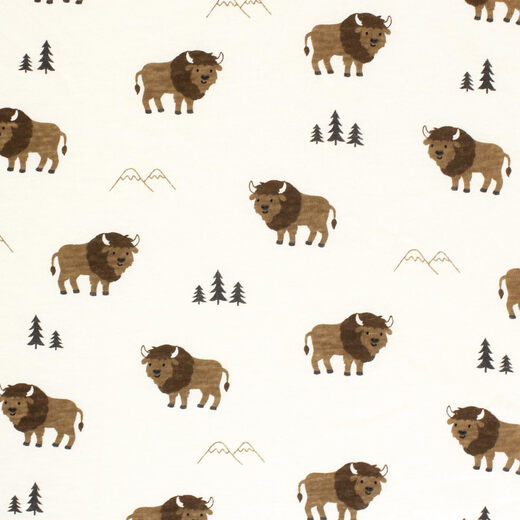 HUDSON BABYHudson Baby unisex baby changing pad cover, wild buffalo, one size fits all