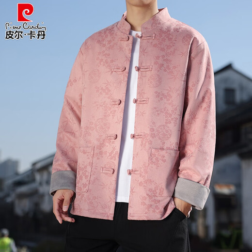 Пьер Кардин Новый китайский стиль мужская одежда для одежды Zhongshan Clothing Modified Hanfu Design Sense Tang костюм хан