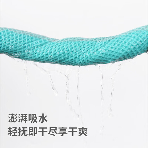 Aimiya hand towel hanging water-absorbent thickened bathroom toilet bathroom kitchen high-end small square towel not easy to shed lint rag gray 33*33CM-3 pieces