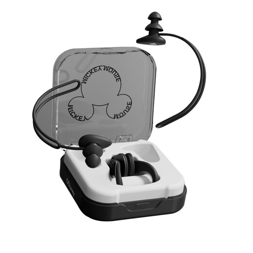 Disney swimming earplugs nose clip waterproof special rope to prevent loss adult and children professional swimming equipment D95651 blue