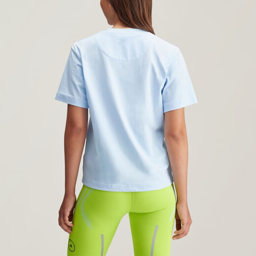 阿迪达斯（adidas）女装 柔软舒适时尚潮流百搭透气运动休闲圆领短袖KC0970 IW9921 XS