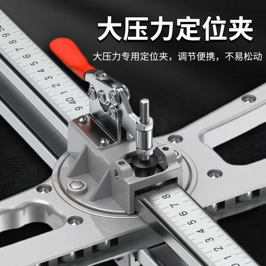Xingsheng gypsum board cutting artifact cutting board artifact woodworking special cutting roller foldable stainless steel dust-free push knife aluminum handle 20 wheels 4 knives one second double positioning thickened version