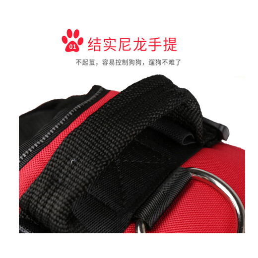Chongdeduo dog leash, dog leash, dog leash, harness, dog chain, explosion-proof, medium and large dog golden retriever Labrador, black + braided eight-strand rope M (recommended 24-46 Jin Jin is equal to 0.5 kg)