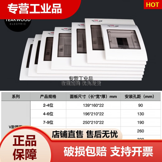 Zhanye strong electric box air opening cover luxury universal multi-position cover electric control box cover light and dark electric box cover 18-20 position cover