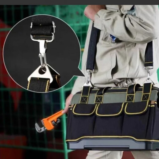 Sailoto wheeled tool bag, universal wheel trolley box, wear-resistant Oxford cloth, multi-functional luggage, water and electricity decoration tools, Oxford cloth with wheels, 18 inches