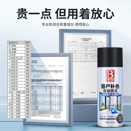 Baotili metal gray self-painting gray doors and windows color fluorocarbon paint broken bridge aluminum fluorocarbon paint aluminum alloy window color changing paint