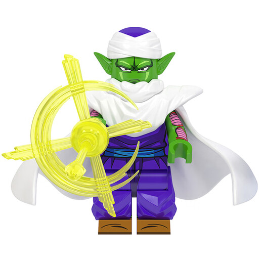 乐高龙珠赛亚人孙悟空魔人布欧积木拼装贝吉塔人仔儿童玩具礼物 孙悟空-2694(带底板)