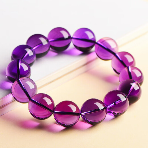 Amethyst bracelet one thing one picture boutique natural lavender amethyst deep violet transparent 1049 10.9mm
