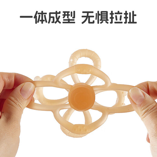 Petal Teether Food Grade Liquid Silicone Baby Chewable Baby Anti-eating Hand Soothing Chewable Chewable Flowers Nano Silver-Petal Teether 1 Pack Bag Recommended by Pediatrician