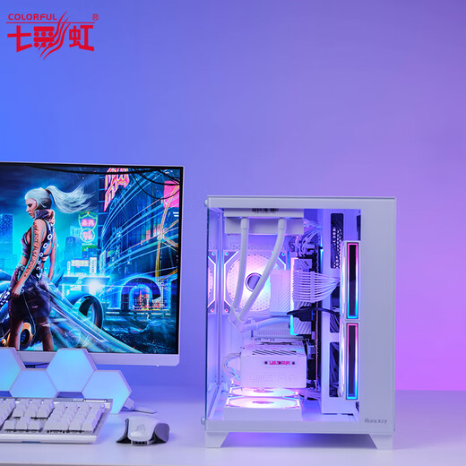 Colorful RTX5070Ti/5080 graphics card/i7 14700KF/U7 265KF/Heiwukong e-sports game desktop assembly computer host family bucket whole machine DIY assembly machine U7 265KF+RTX5070Ti丨Updated model