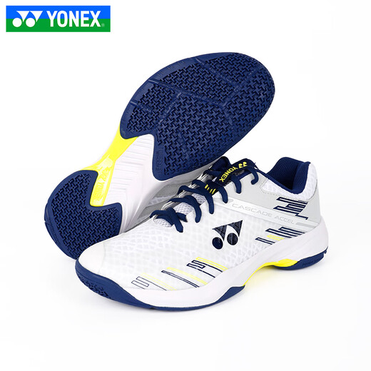 YONEX (YONEX) new professional badminton shoes for men and women, sports shoes, competition shoes, training shoes, lightweight, comfortable, cushioning, anti-slip SHBCA1 SHBCA1EX white/navy blue 43