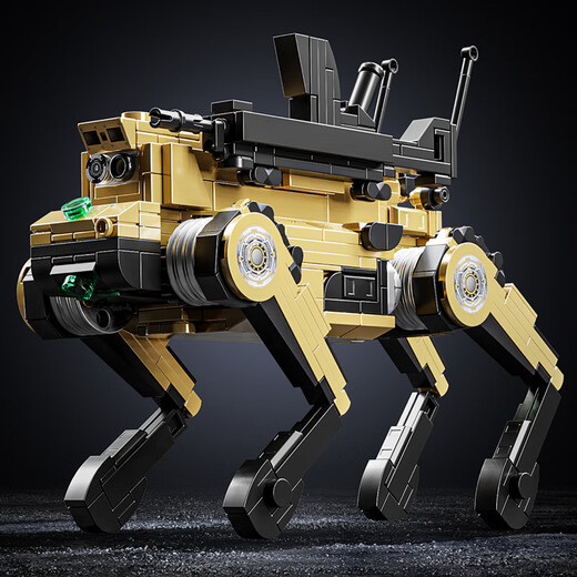 3-in-1 military machine wolf Lego building blocks military drone mechanical dog moc toy boy 66073 mechanical wolf 826 particles