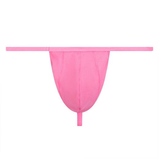 Men's thong pure cotton men's thong narrow edge low waist sexy and fun pure style special spicy character inside black M 80-100Jin Jin is equal to 0.5 kg